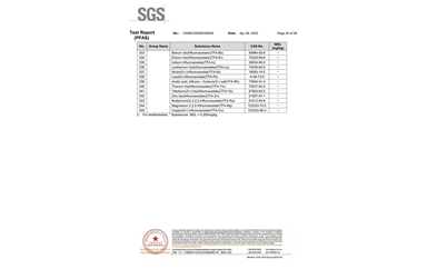 環保測試報告 PFAS CANEC25009106005